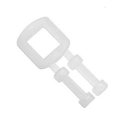 White polypropylene buckles 15mm 1 bag-11.04-15