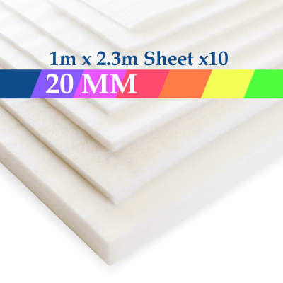 EPE Foam Block 10 Sheets 20mmx1Mx2.3 M-EPE 20