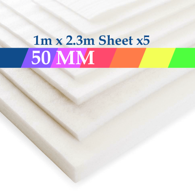 EPE Foam Block 5 Sheets 50mmx1Mx2.3 M-EPE 50