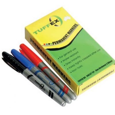 Permanent Marker Fine Tip Blue 1.5mm Pack of 12-20.70.Blue