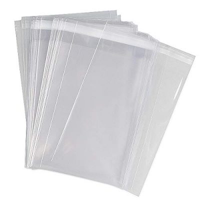 STRIP SEAL PP BAGS 150 x 230 38mm 40um 1000 Bags-26.SS.04