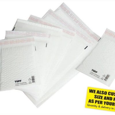 Pack of 300 Ultra-Lite White Poly Bubble Mailer 171 x 220-E.ULM01