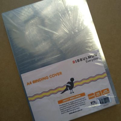 BIBBULMUN A4 Clear Binding Covers 100 Pack-43.39193900