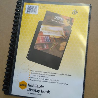 MARBIG A4 Refillable Display Book with Insert Cover 20 Pockets/Book-26.OTW82IBK80