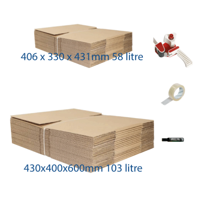 Essential Moving Box Pack-20 Boxes